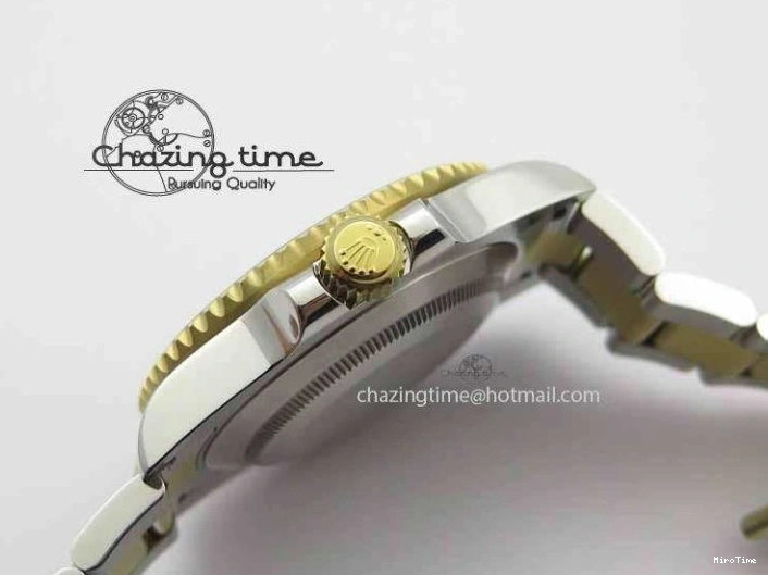 MiroTime 0410 Functional Submariner 116613 LB JF 1:1 Best Edition Blue Dial On SS YG Bracelet SH 3724